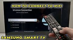 Samsung Smart TV: How to connect your TV to Wi-Fi Internet
