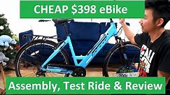 Cheap $398* Walmart Electric Bicycle!!!? Hyper E-Ride City 250W 36V Ebike Review + Assembly Tutorial
