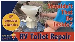 RV Leaky Toilet Repair: Full Time RV Family of 9 repairs TWO ways an RV toilet leaks