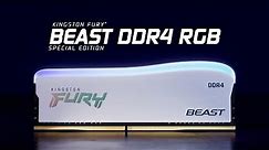 DDR4 RGB Memory with speeds up to 3600MT/s – Kingston FURY Beast DDR4 RGB Special Edition