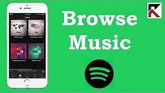 How To Browse Music Spotify