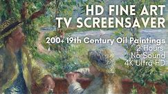 Relaxing HD Fine Art Screensaver for TV - 200+ 19th Century Oil Paintings (2 Hours, No Sound)