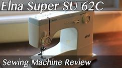 Elna SU Supermatic Star 62C Review and Sewing Demonstration