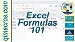 Excel Formulas 101