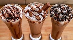 3 Milkshake Recipe | Chocolate Milkshake | Oreo Milkshake | Kitkat Milkshake
