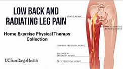 Low Back & Radiating Leg Pain Home Exercises | UC San Diego Health