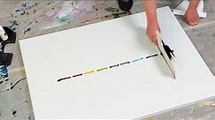 5 Abstract Acrylic Paintings / Easy Painting Techniques - Satisfying Miracle Life Art
