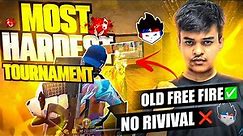 Tsg Legend Playing The Most Toughest Tournament 👽- No Revival Zone ❌ Garena Free Fire