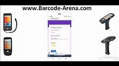 Android Barcode Scanners | How to Setup Simple Receiving Application | www.Barcode-Arena.com