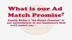 Family Dollar - Ad Match is here! Family Dollar’s Ad Match...