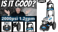 HART 2000psi Electric Pressure Washer Review |Power Washer| Car Detail