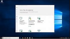 Hide the Windows Defender Security Center Icon on the Windows 10 Taskbar