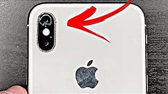 How to replace iPhone X camera glass (EASY)
