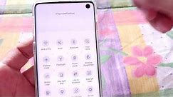 Samsung S10 or S10+ : how to button order drop down menu