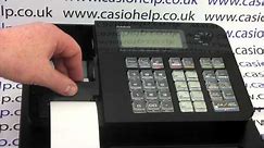 Out The Box First Use Setup Instructions Casio SE-G1 / SE-S700 / SM-T273 / PCR-T273 Cash Registers