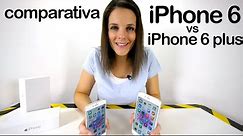 Comparativa iPhone 6 vs iPhone 6 plus en español