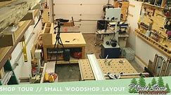 Shop Tour // Small WoodShop Layout