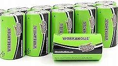 Interstate Batteries D Cell Alkaline Battery (12 Pack) All-Purpose 1.5V High Performance Batteries - Workaholic (DRY0085)