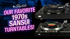Two of Our Favorite Vintage Sansui Turntables
