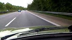 Driving my Peugeot 504 GL on the german Autobahn