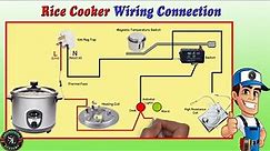 Rice Cooker Wiring Diagram / Rice Cooker Wiring Connection / Electrical Circuit of the Rice Cooker