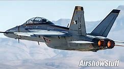F-18 Super Hornet FULL Demo - Nellis AFB 2022