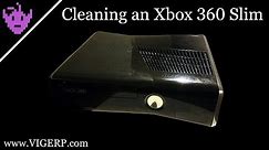 Cleaning an xbox 360 Slim