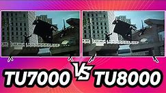 Samsung TU7000 VS Samsung TU8000 4K TV Comparison