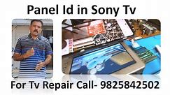 how to change Panel in Sony Led tv #Panel ID PCB#