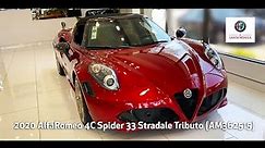 Alfa Romeo 4C Price | 2020 AlfaRomeo 4C Spider 33 Stradale Tributo AM362515