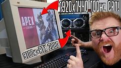 RTX vs CRT = ULTIMATE GAMING EXPERIENCE!!?