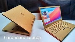 How to make Cardboard laptop || Diy Apple Laptop Form Cardboard