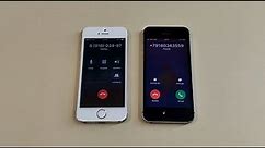 Apple iPhone 5s vs iPhone 5se Incoming Call