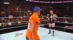 WWE Raw 6 28 10 John Cena Funny Moment.