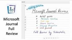 Application for handwritten note taking in windows | Microsoft journal | Complete review