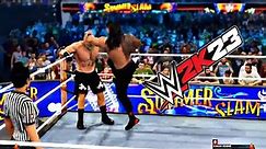 WWE 2K23 Brock Lesnar vs Roman Reigns Match on SummerSlam (WWE 2K23 Gameplay)