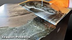 Countertop Resurfacing Kits with Metallic Epoxy in Silver & Black | Complete Kitchen Counter Remodel