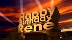 Happy Birthday René