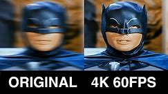 Heres what the first Batman Movie (1966) looks like in 4K 60FPS (Upscaled by AI)
