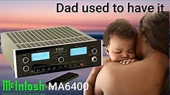 Integrated Stereo Amplifier MCIntosh MA6400 review general