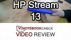 HP Stream 13 (Celeron N3050) review and test results.