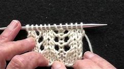 Yarn-overs in lace