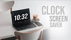 How to Get Clock on Macbook Screensaver (tutorial)