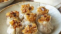Vegan Shanghai shao mai (Sticky Rice Dumpling) - How to - WoonHeng