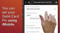 Debit Card PIN change using iMobile
