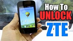 How To Unlock ZTE / All models Z667 / Compel / Avail / Z667 / Radiant / Z998 / AT&T / etc.