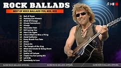 Top 20 Best Of Rock Ballads 70s, 80s, 90s | Bon Jovi, Guns N Roses, Aerosmith, U2, Scorpions