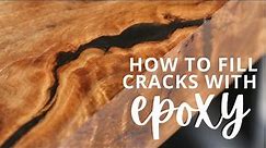 How to Fill Cracks & Voids with Epoxy Resin (for first-timers)