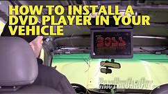 How To Install a DVD Player In Your Vehicle -EricTheCarGuy