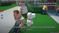 ai family guy chris gets killed/everyone says f word a million times